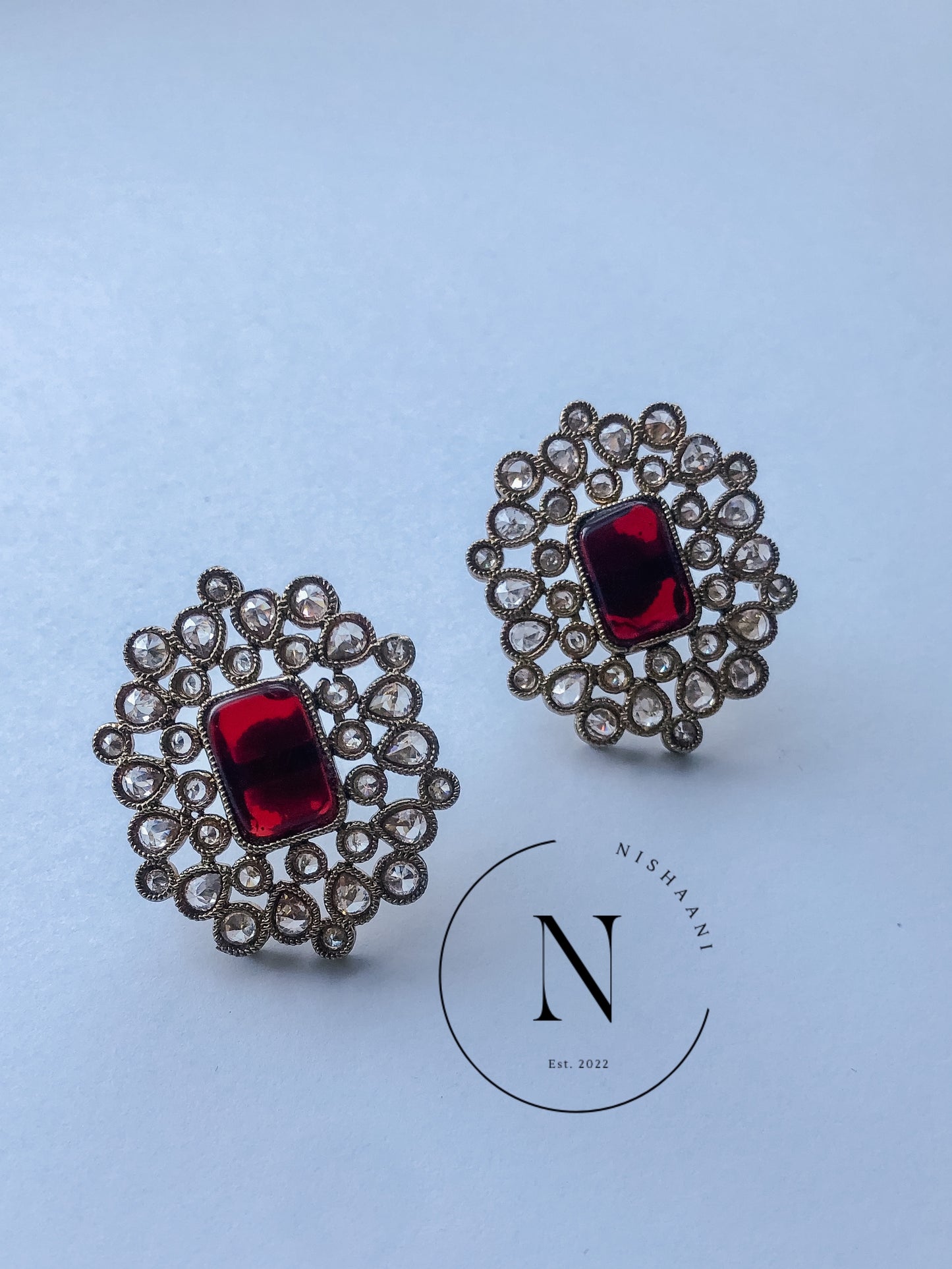 Gem Stud Earrings