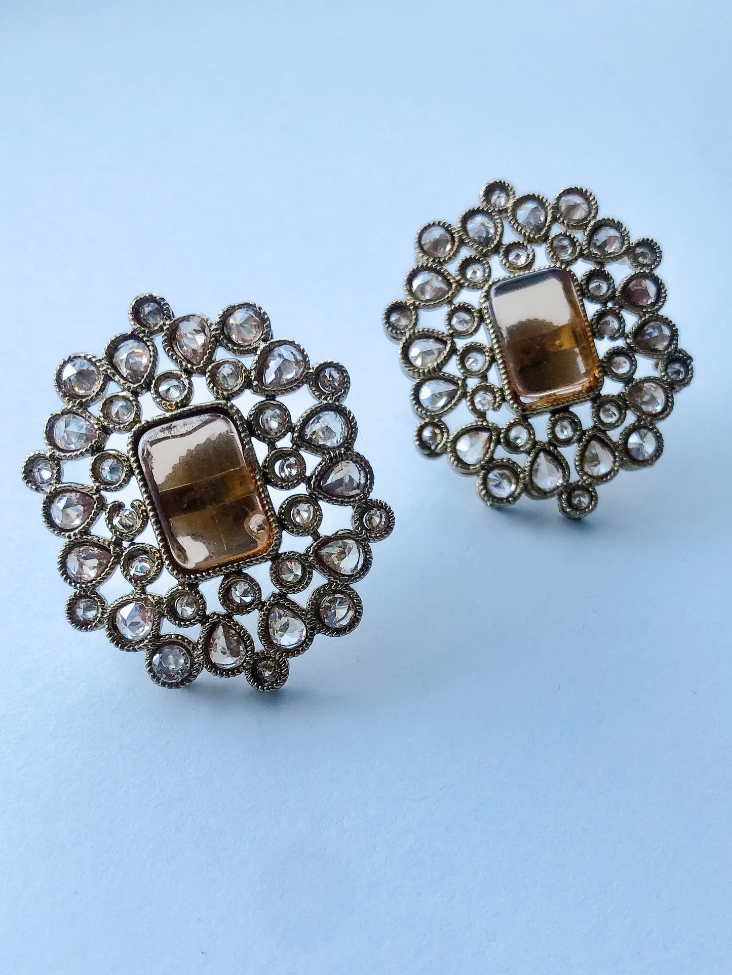 Gem Stud Earrings