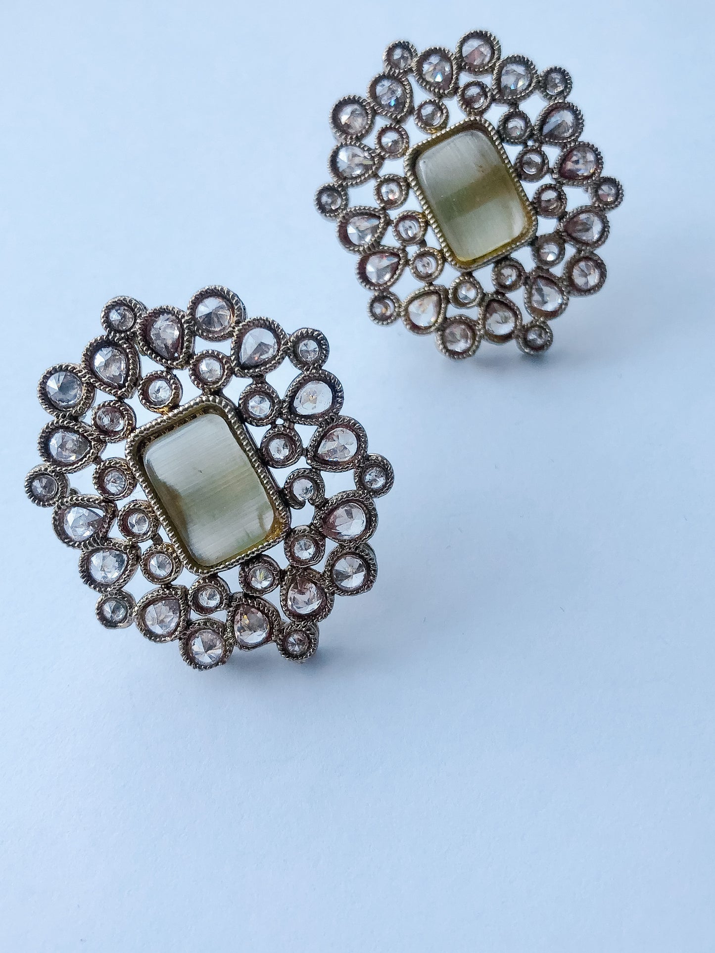 Gem Stud Earrings