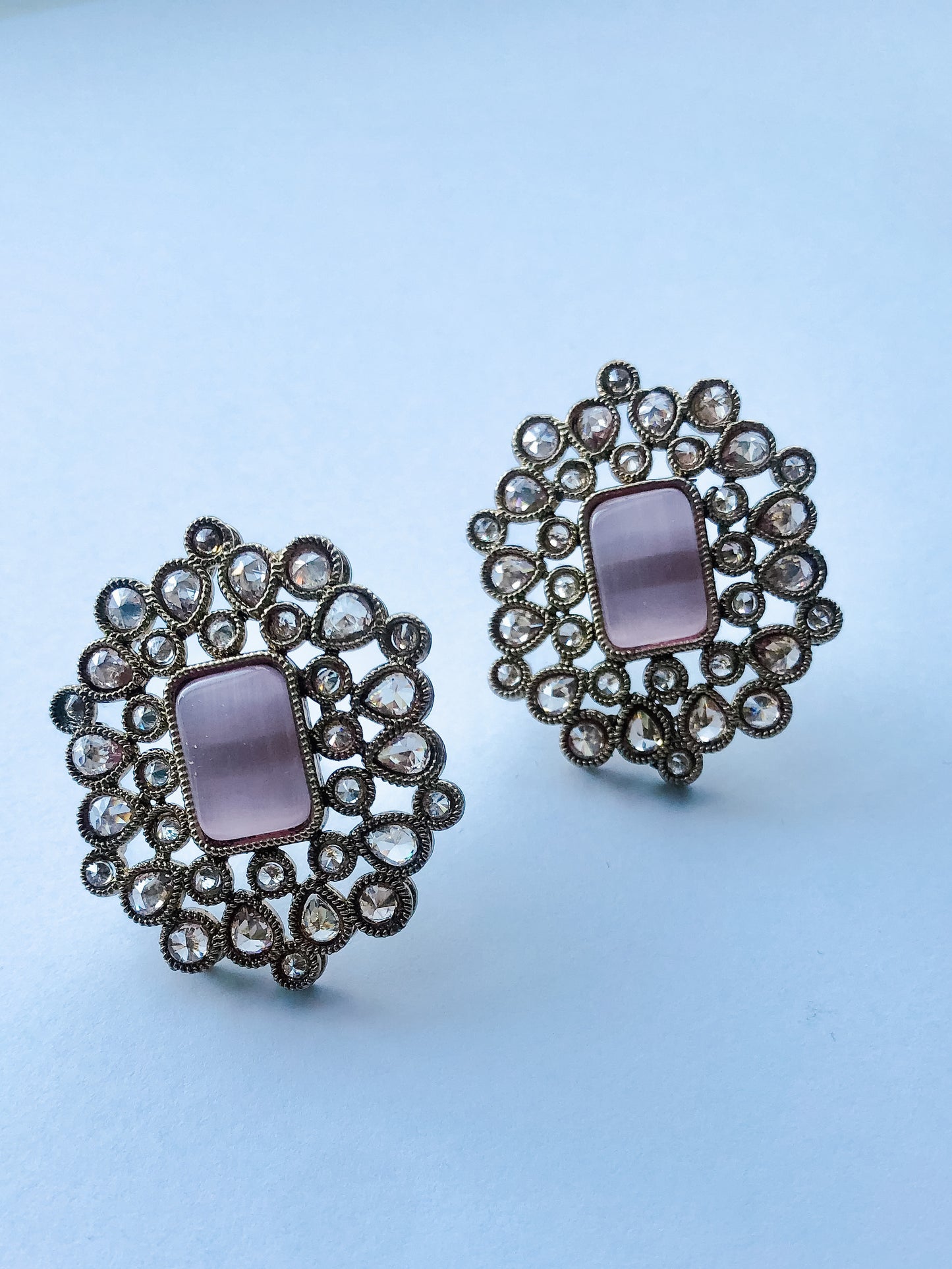 Gem Stud Earrings