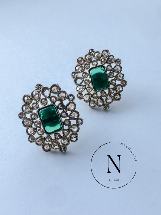 Gem Stud Earrings