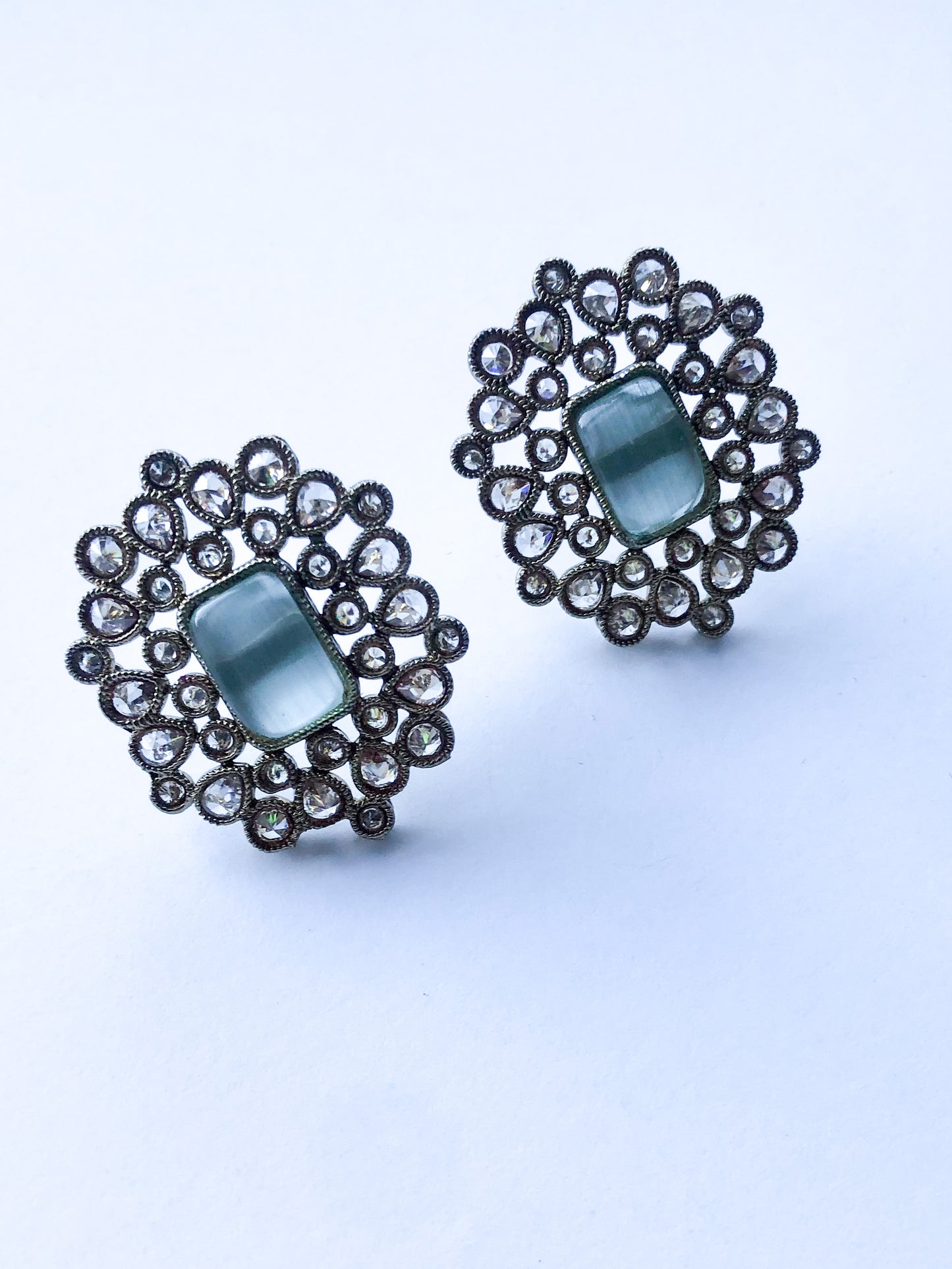 Gem Stud Earrings