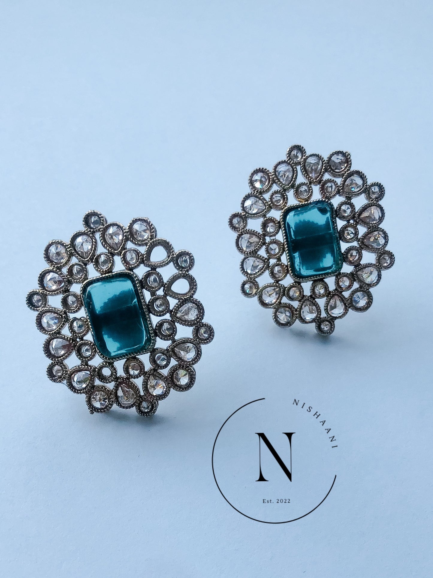 Gem Stud Earrings