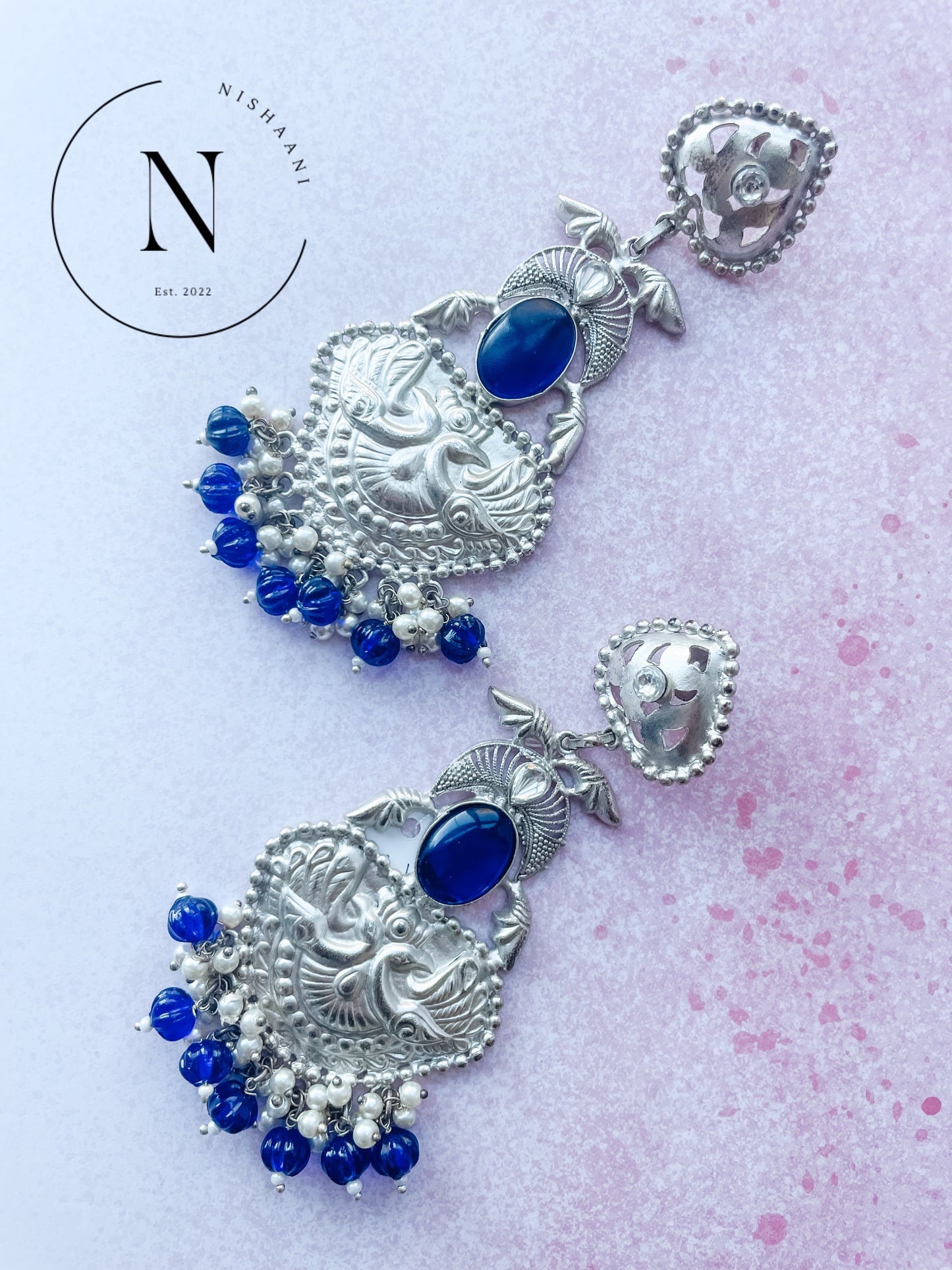 Argento Earrings (Blue)