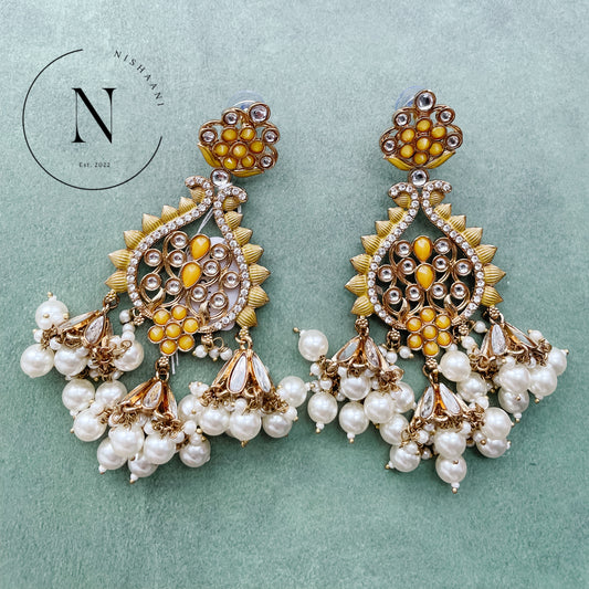 Chandelier Earring Yellow